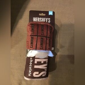Hershey chocolate bar squeaky dog toy -NEW
